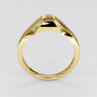 1.12 Ct. Bi Color Sapphire Ring, 18K Yellow Gold 3