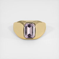2.01 Ct. Pink Sapphire Ring, 18K Yellow Gold 1