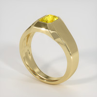 2.08 Ct. Yellow Sapphire Ring, 18K Yellow Gold 2