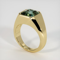 6.43 Ct. Sapphire Ring, 18K Yellow Gold 2