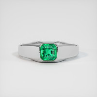 0.99 Ct. Emerald Ring, Platinum 950 1