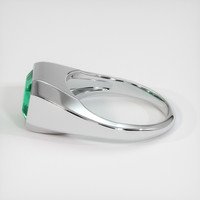 3.53 Ct. Emerald Ring, Platinum 950 4