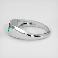 0.44 Ct. Emerald Ring, Platinum 950 4