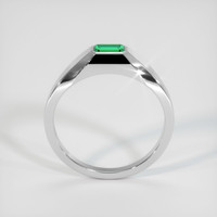 0.60 Ct. Emerald Ring, Platinum 950 3