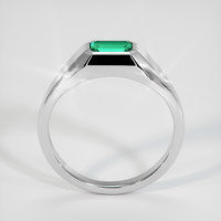 0.78 Ct. Emerald Ring, Platinum 950 3