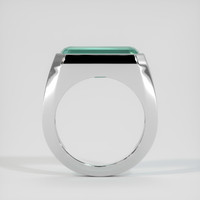 6.89 Ct. Emerald Ring, Platinum 950 3