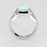2.56 Ct. Emerald Ring, Platinum 950 3