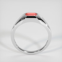 1.13 Ct. Padparadscha Sapphire Ring, Platinum 950 3