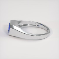 3.40 Ct. Blue Sapphire Ring, Platinum 950 4