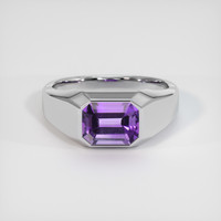 1.46 Ct. Gemstone Ring, 14K White Gold 1