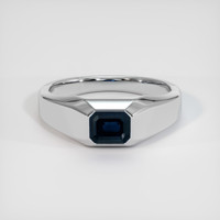 1.86 Ct. Sapphire Ring, 14K White Gold 1
