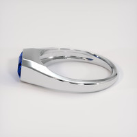 2.54 Ct. Blue Sapphire Ring, 14K White Gold 4