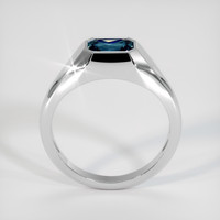 0.93 Ct. Bi Color Sapphire Ring, 14K White Gold 3