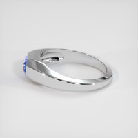 0.92 Ct. Sapphire Ring, 14K White Gold 4