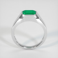 1.55 Ct. Emerald Ring, 18K White Gold 3