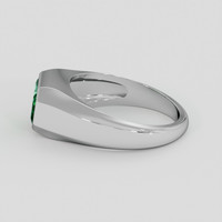 1.93 Ct. Emerald Ring, 18K White Gold 4