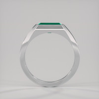 1.54 Ct. Emerald Ring, 18K White Gold 3