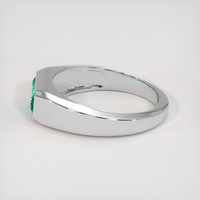 1.54 Ct. Emerald Ring, 18K White Gold 4