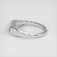 0.82 Ct. Emerald Ring, 18K White Gold 4