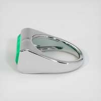4.22 Ct. Emerald Ring, 18K White Gold 4
