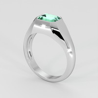2.56 Ct. Emerald Ring, 18K White Gold 2