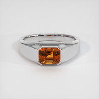 1.45 Ct. Gemstone Ring, 18K White Gold 1
