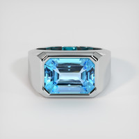 8.96 Ct. Gemstone Ring, 18K White Gold 1
