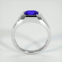 2.32 Ct. Blue Sapphire Ring, 18K White Gold 3