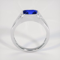 2.30 Ct. Blue Sapphire Ring, 18K White Gold 3