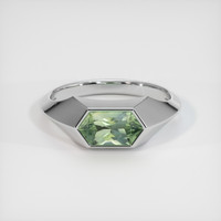 1.59 Ct. Sapphire Ring, 18K White Gold 1