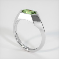 1.59 Ct. Sapphire Ring, 18K White Gold 2
