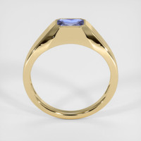 0.95 Ct. Blue Sapphire Ring, 10K Yellow Gold 3