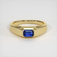 1.74 Ct. Blue Sapphire Ring, 10K Yellow Gold 1