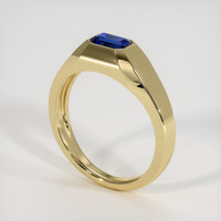 1.74 Ct. Blue Sapphire Ring, 10K Yellow Gold 2