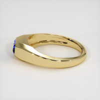 1.74 Ct. Blue Sapphire Ring, 10K Yellow Gold 4