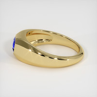 1.04 Ct. Blue Sapphire Ring, 10K Yellow Gold 4