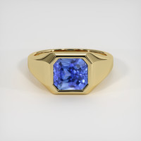 3.66 Ct. Sapphire Ring, 14K Yellow Gold 1
