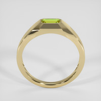 0.44 Ct. Yellowish Green Chrysoberyl Ring, 14K Yellow Gold 3