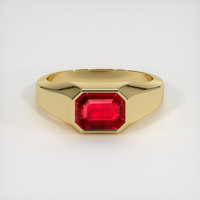 2.01 Ct. Ruby Ring, 14K Yellow Gold 1