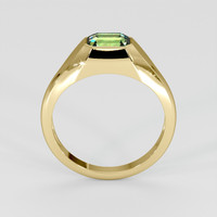 1.20 Ct. Yellowish Green Sapphire Ring, 14K Yellow Gold 3