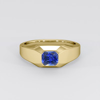 1.33 Ct. Blue Sapphire Ring, 14K Yellow Gold 1