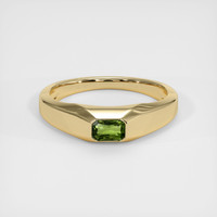 0.44 Ct. Sapphire Ring, 14K Yellow Gold 1