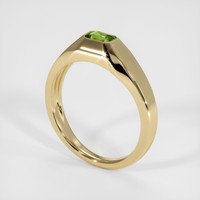 0.44 Ct. Sapphire Ring, 14K Yellow Gold 2