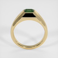 0.67 Ct. Green Sapphire Ring, 14K Yellow Gold 3