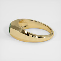 0.67 Ct. Green Sapphire Ring, 14K Yellow Gold 4