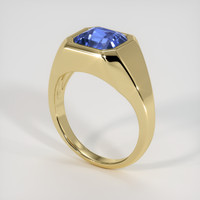3.66 Ct. Sapphire Ring, 18K Yellow Gold 2