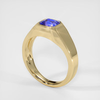 1.01 Ct. Sapphire Ring, 18K Yellow Gold 2