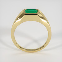 1.55 Ct. Emerald Ring, 18K Yellow Gold 3