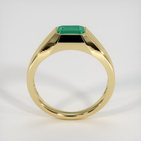 1.01 Ct. Emerald Ring, 18K Yellow Gold 3