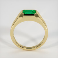 1.01 Ct. Emerald Ring, 18K Yellow Gold 3